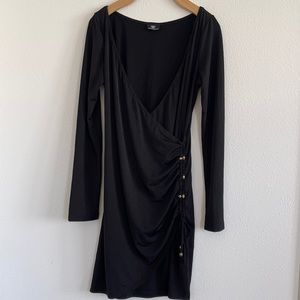 Vavavoom Long sleeves black dress size S. A must have lil black dress.